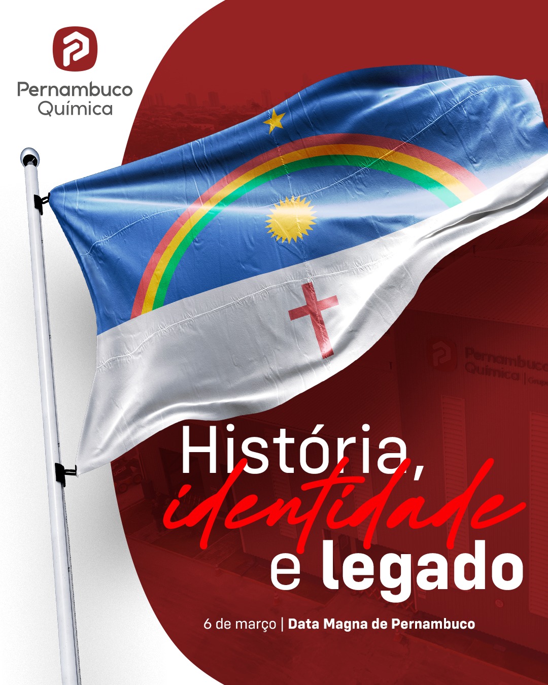 A Data Magna marca um momento histórico de grande importância para Pernambuco, lembrando a força, a identidade e o espírito de determinação do nosso estado. E nós temos orgulho de ser uma empresa pernambucana, contribuindo diariamente para o desenvolvimento do nosso estado! Pernambuco Química, compostos por compromisso e qualidade. #PernambucoQuímica