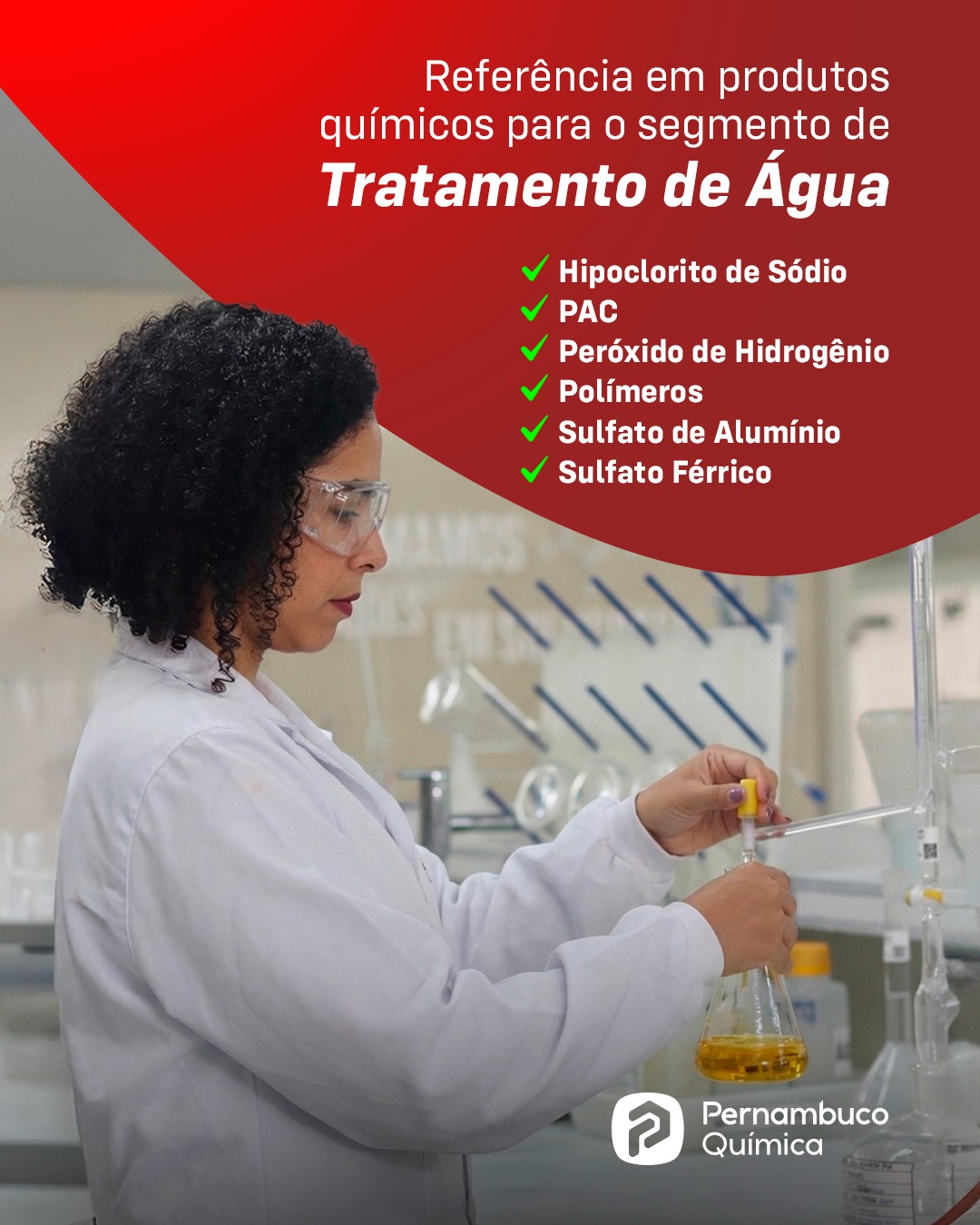 No tratamento de água, eficiência, segurança e desempenho caminham juntos. Atuamos com soluções voltadas para ETA e ETE, oferecendo produtos que contribuem para processos mais estáveis, econômicos e alinhados às exigências ambientais. Converse com nossa equipe para encontrar a solução ideal para sua operação. Pernambuco Química, compostos por compromisso e qualidade. #PernambucoQuímica