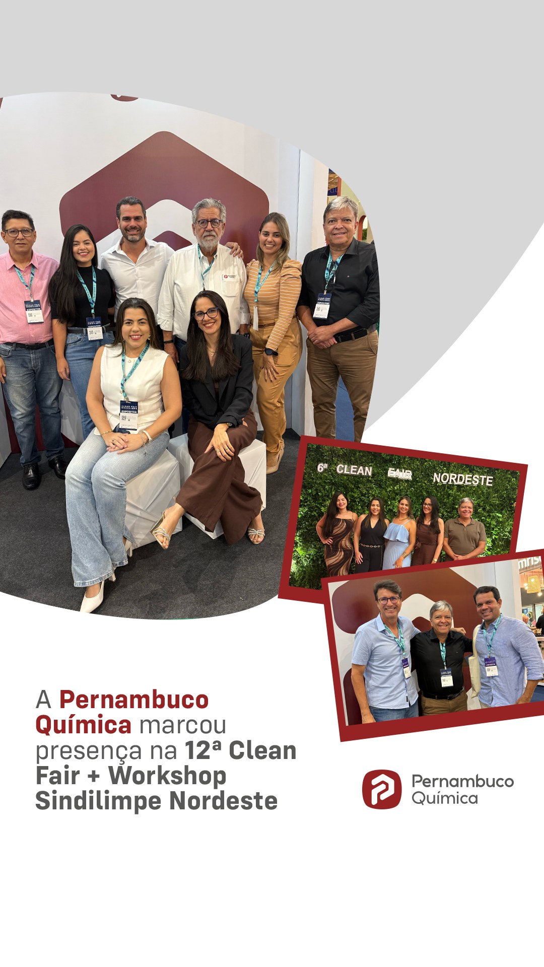 Estar presente em eventos do setor é estar próximo do mercado, acompanhando tendências, trocando experiências e fortalecendo relacionamentos com quem vive a operação todos os dias. A participação da Pernambuco Química no 12ª Workshop Sindilimpe Nordeste reforça nosso compromisso com presença ativa, diálogo e construção de parcerias sólidas. Seguimos conectados e sempre em busca de evolução e proximidade com nossos clientes. Até a próxima, @‌feiracleanfair! Pernambuco Química, compostos por compromisso e qualidade. #PernambucoQuímica